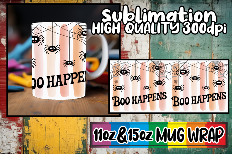 Magical moments 11oz 15oz sublimation wrap, Halloween