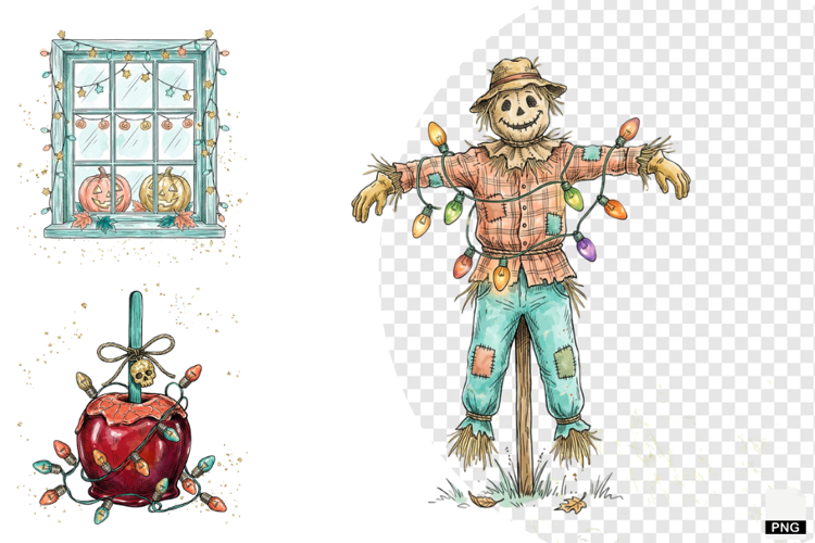 Pastel Halloween Clipart