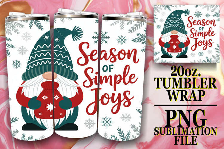 Christmas Tumbler Wrap Image 6