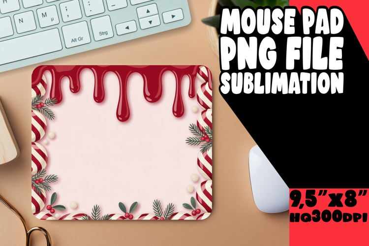 BRIGHT DESK MAT PLAYFUL ART, Christmas