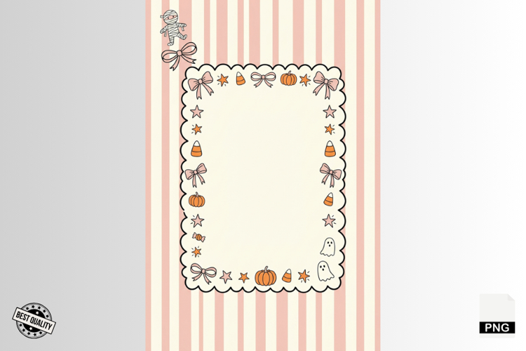 Whimsy Halloween Frames Clipart
