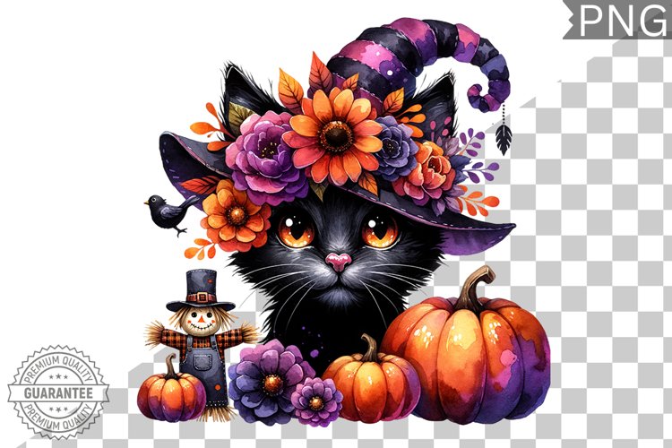 Halloween Cat Clipart Image 7