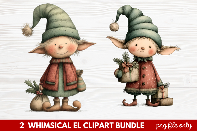 Cute Elf Clipart Image 10
