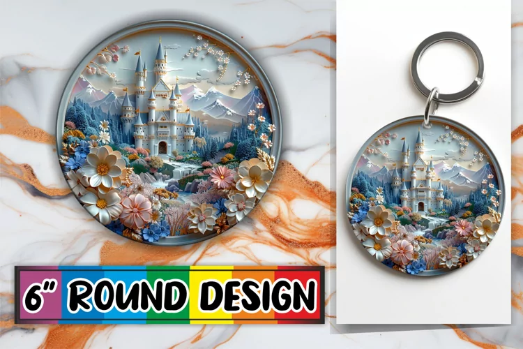 Scenic Round Ornament Variety