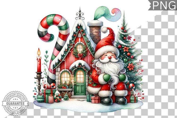 Santa Christmas Clipart Image 6