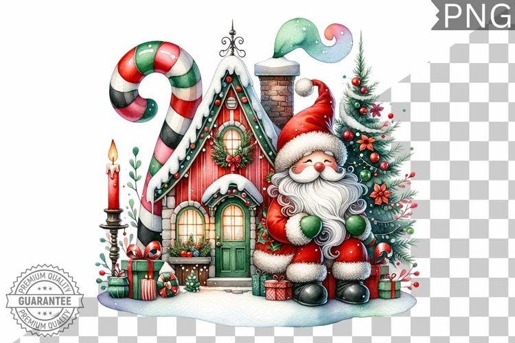 Santa Christmas Clipart Image 8