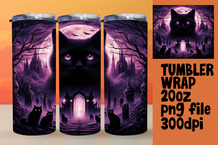 GRACEFUL 20oz Tumbler Wrap for DIY , Horror Halloween
