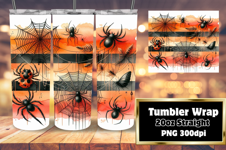 20oz Sublimation Tumbler Wrap , Halloween