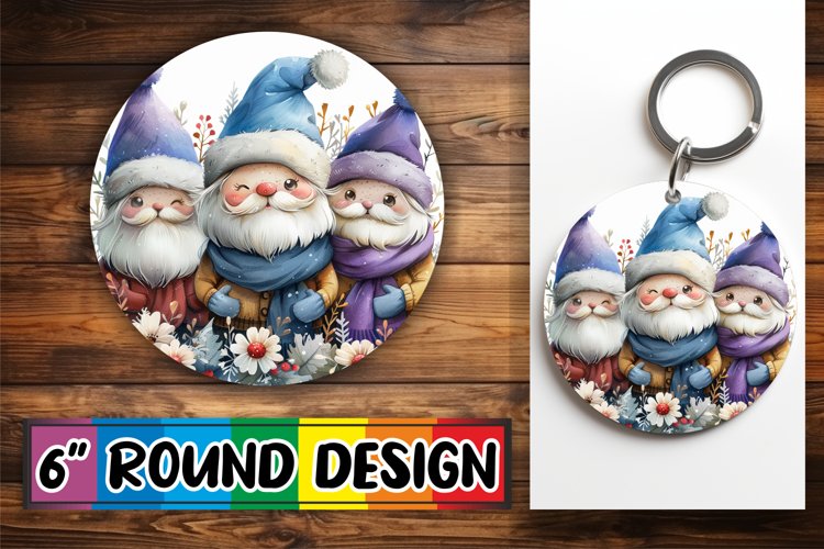Festive Gingerbread Wrap Keychain Mug Pattern