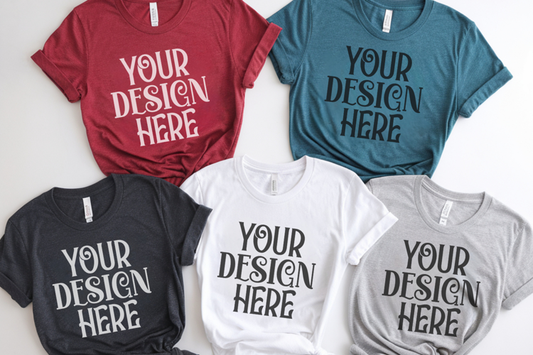 Christmas Family Matching Group T-Shirt Mockup