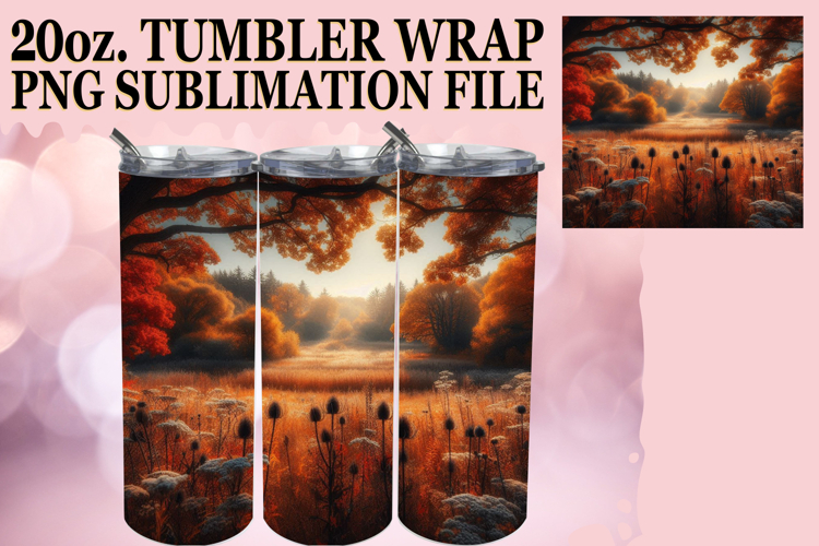 Thanksgiving Tumbler Wrap Image 3