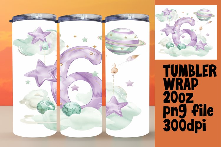 Celestial Reverie: Sublimation Tumbler 20oz Art