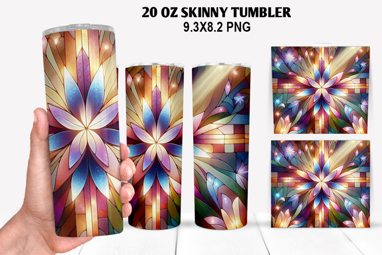 Skinny Tumbler 20oz Wrap Design, Easter Tumbler PNG Design