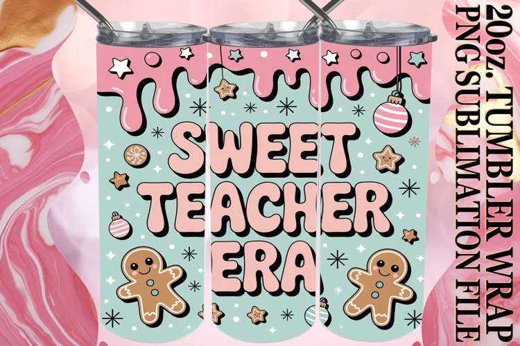 Sweet memories 20oz tumbler wrap, Teacher