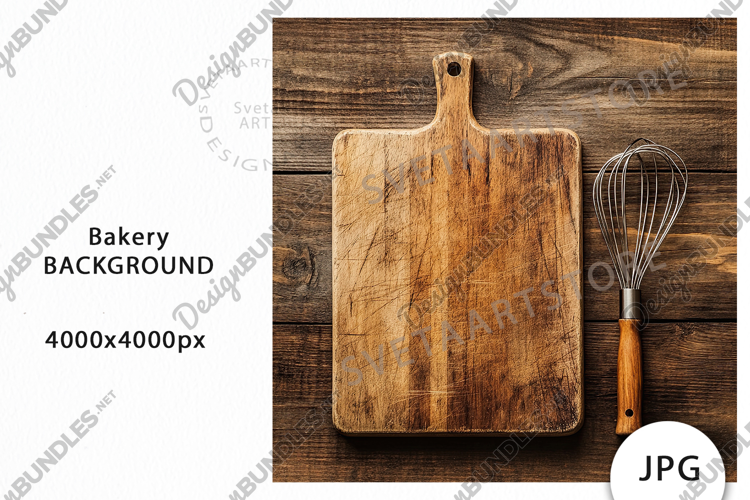 Aesthetic Baking Background, Mockup JPG
