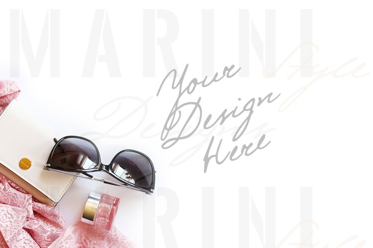 Feminine Styled Stock Mockup for Bloggers & Instagram 763