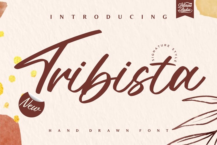 Tribista - Handwritten Signature Font example image 1