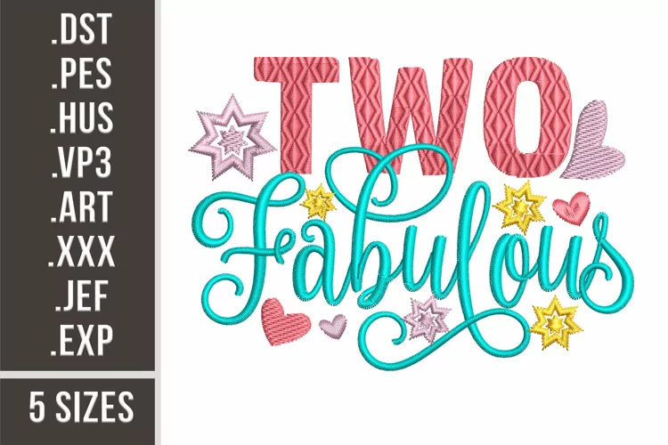 Two Fabulous l Embroidery