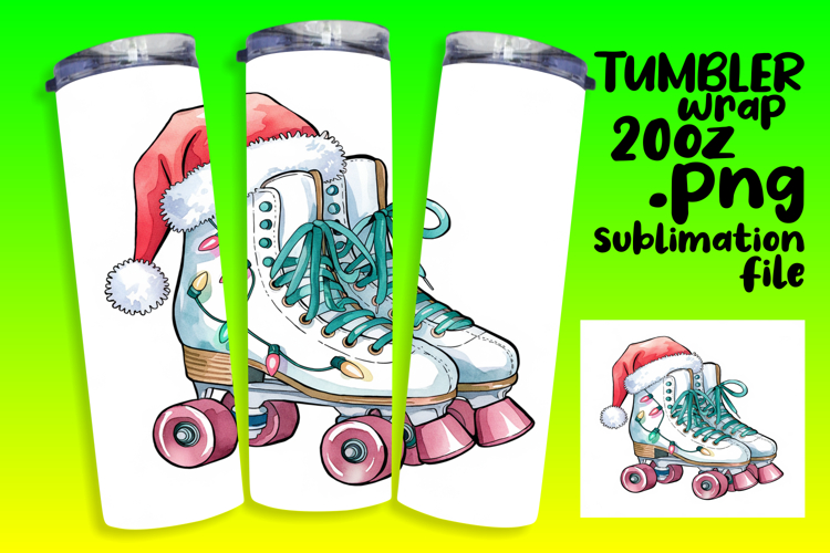 VIBRANT 20oz Tumbler Wrap PNG , Holiday