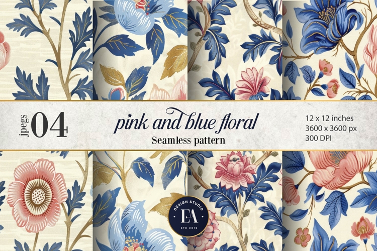 Blue Flowers Clipart Image 22