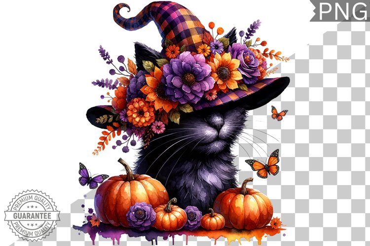Halloween Cat Clipart Image 6