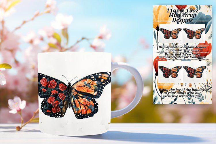 Spring Fling: Butterfly Mug - 11oz & 15oz example image 1