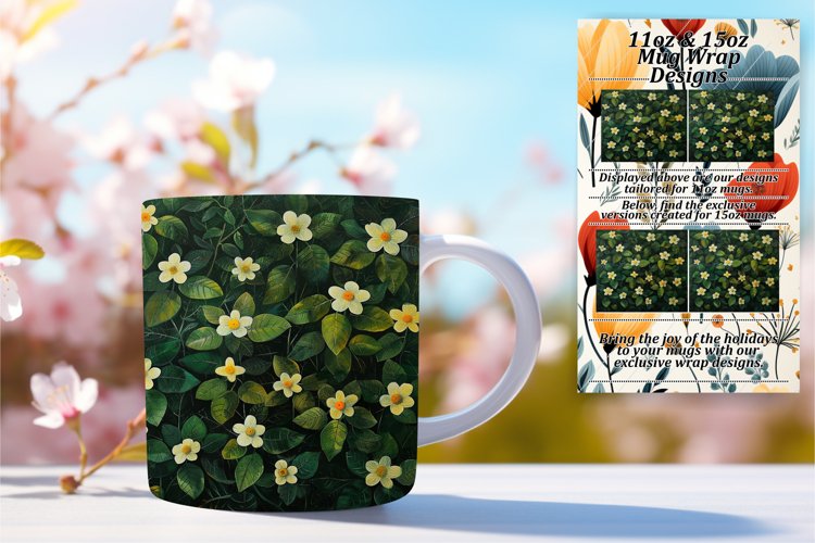 Botanical Beauty Mug Sublimation: Assorted Spring