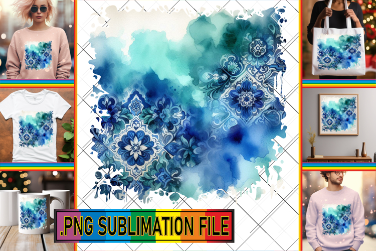 Bright TSHIRT Ideas Magic PNG, Watercolor Pattern