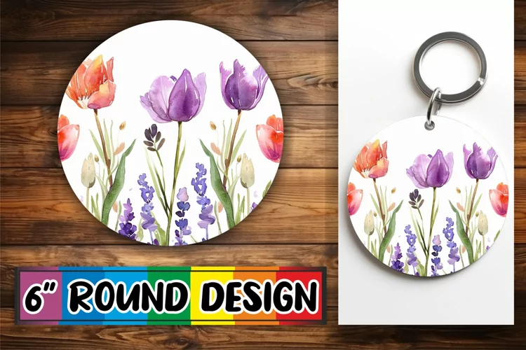 Spring Serenade - Circle Sublimate Magic Round