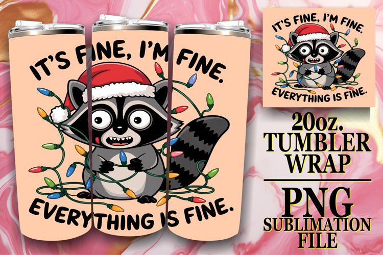 Joyful smiles 20oz tumbler wrap, Xmas