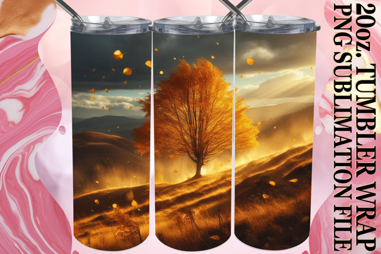 Thanksgiving Tumbler Wrap Image 2