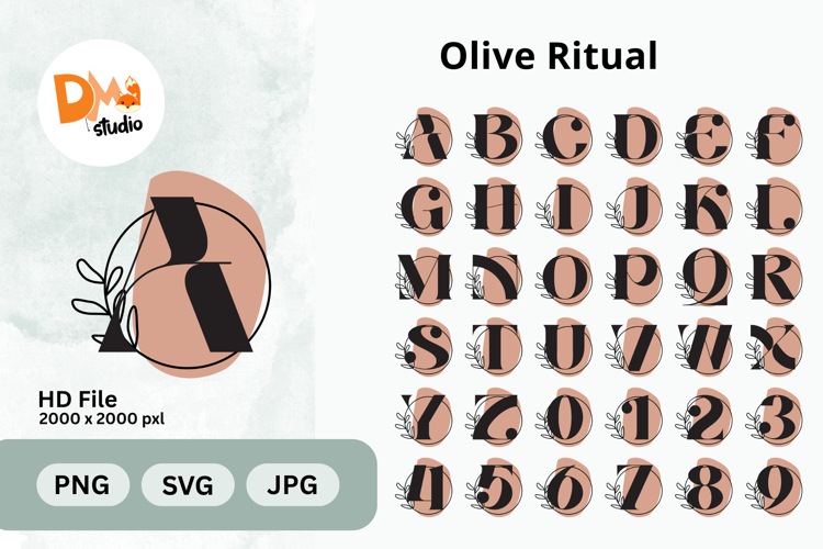Olive Ritual Monogram