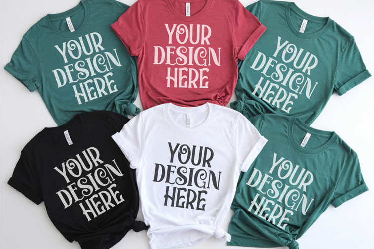 Christmas Family Matching Group T-Shirt Mockup