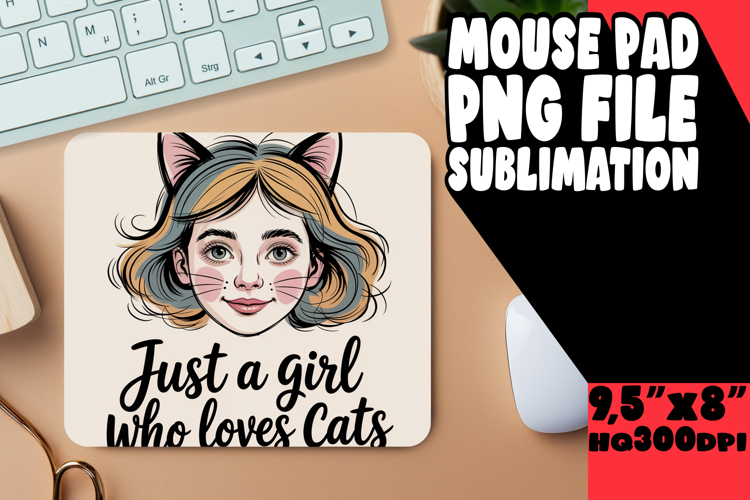 RADIANT desk MAT Artistic Touch, Just A Girl