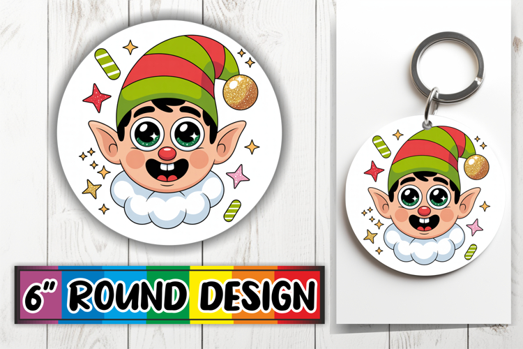 Joyful Circle Designs Sublimation, Cute Christmas