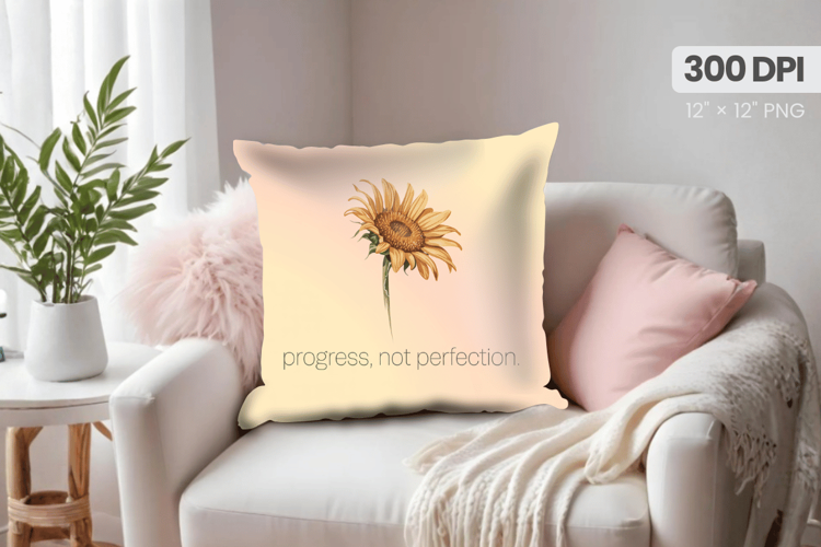 Inspirational Quotes Pillow PNG Motivational PNG Sublimation