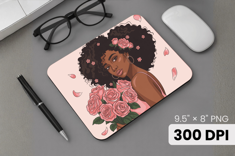 Black Girl Afro Png Image 13