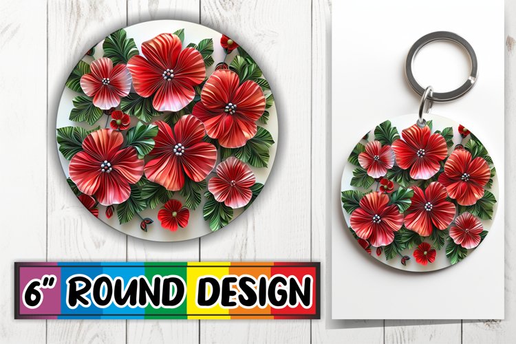 Elegant 3D Petal Circle Designs example image 1