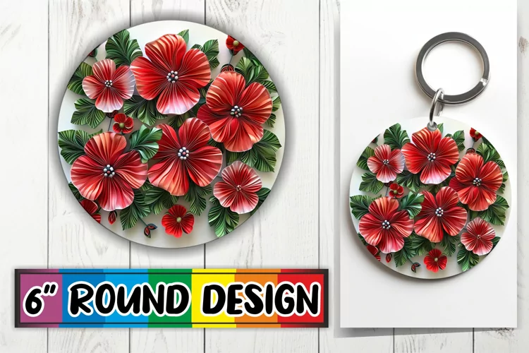 Elegant 3D Petal Circle Designs