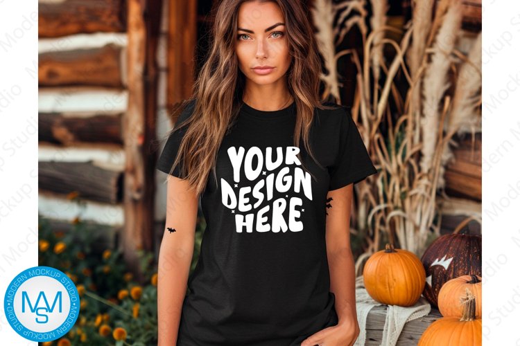 White Tshirt Mockup Image 23