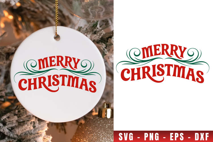 Merry Christmas Tree Svg Image 4