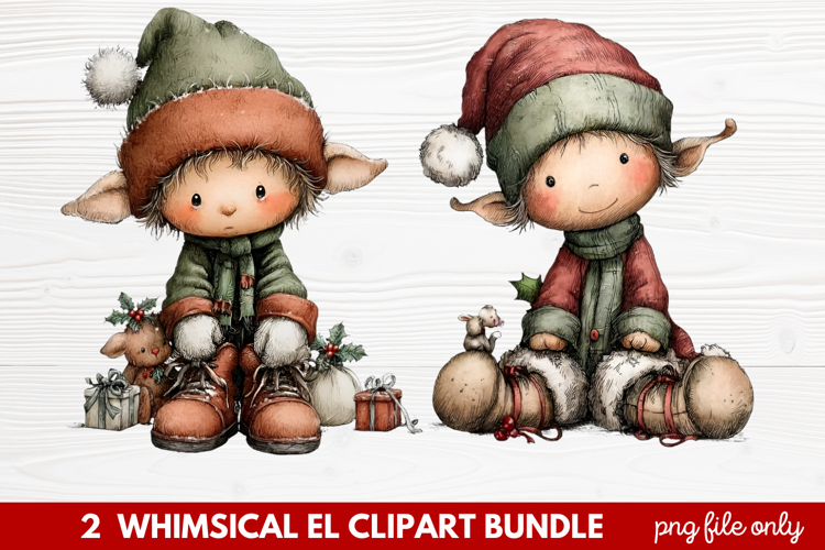 Cute Elf Clipart Image 12