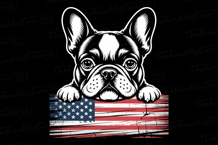 American Bulldog Svg | 4th of July Svg | Svg Cut File