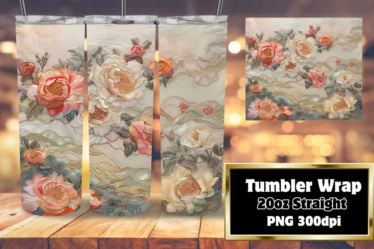 Funky Abstract Patterned Tumbler Sleeve