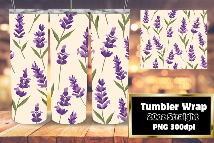 Springtime Pastel Boho Garden Serenity Tumbler Wrap