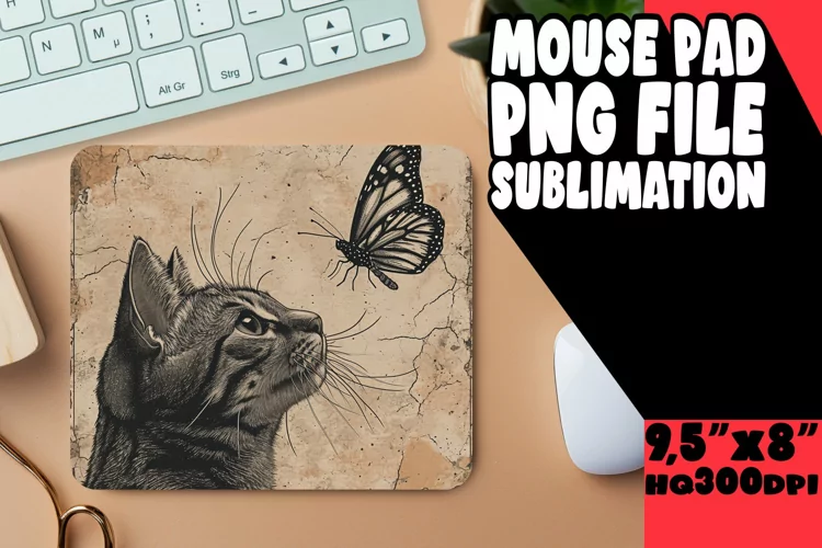 Delightful Kitty Sublimation Pad