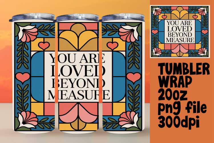 GREAT GIFT 20oz Tumbler Wrap , Religious