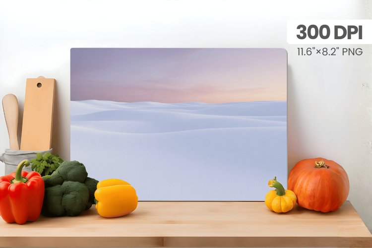 Winter Christmas Wonderland Cutting Board PNG Sublimation