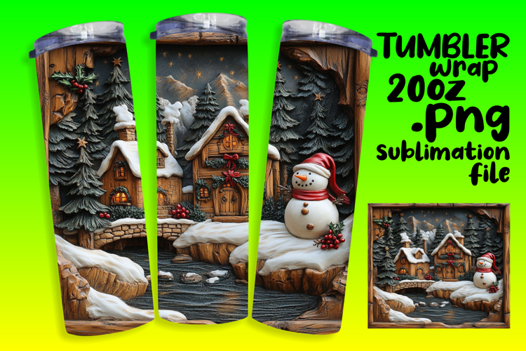 Christmas Tumbler Wrap Image 12
