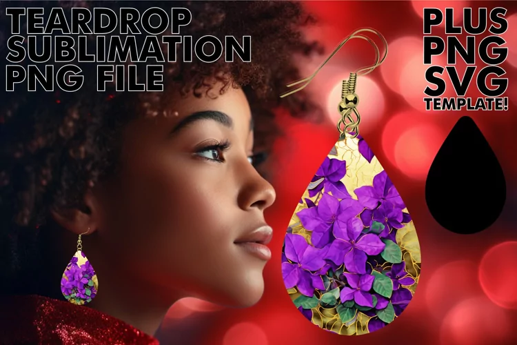 Blooming 3D: Sublimation Earrings in Print